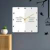 Customized Square Shape Wall Clock Photo Print @₹599/-