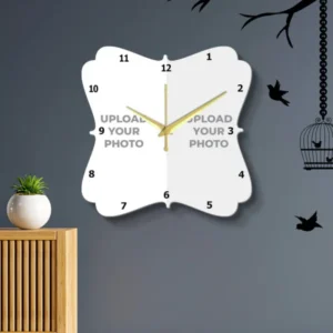 Customized Designer Square Wall Clock Photo Print @₹599/-