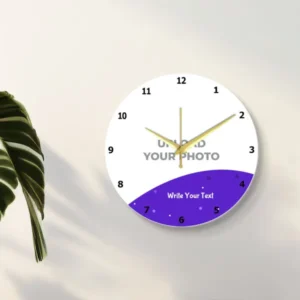 Customized Round Shape Wall Clock Photo Print @₹599/-